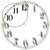 CARD DIAL INGR. ARAB 4 1/2inch SEMI-GLOSS