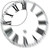 STAINED CARD DIAL SETH THOMAS ROMAN SLIM