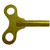 0333 025018 STANDARD CLOCK KEY BRASS 2.50mm gibbon