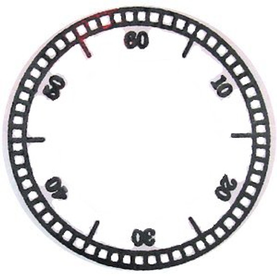 SUPADIAL SECONDS RING 3 1/2inch