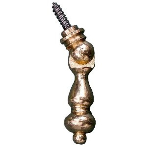 BRASS PENDANT KNOB 23mm DROP