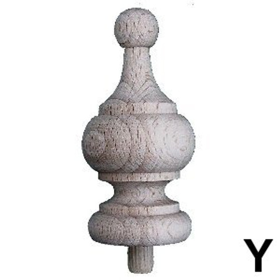 WOODEN FINIAL Y