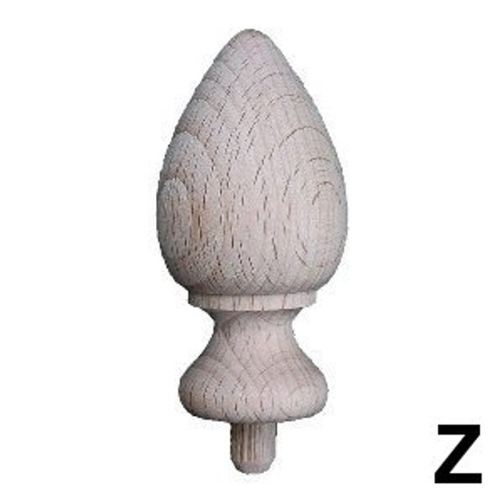 WOODEN FINIAL Z