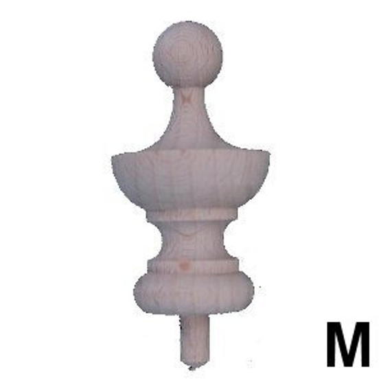 WOODEN FINIAL M