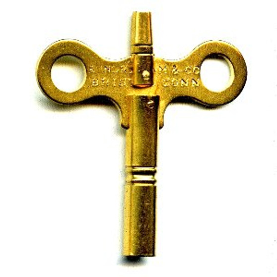 DOUBLE-ENDED INGRAHAM BRASS KEY