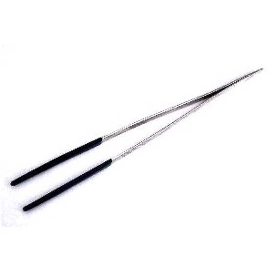 STEEL TWEEZERS 255mm PLASTIC COATED ENDS