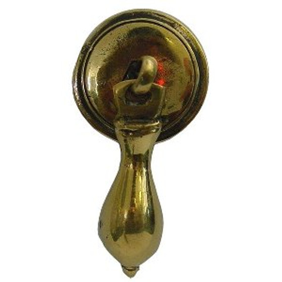 BRASS PENDANT KNOB WITH BACKPLATE