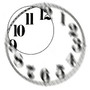 GLASS DIAL FOR GRAVITY CLOCK 3 1/4inch