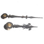 FRENCH CLOCK HANDS FLEUR DE LYS 40mm