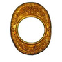 COMTOISE MULTICOLOURED SURROUND FOR DIAL: FLOWERS & CORN, Hole diameter 230mm.