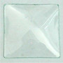 SQUARE ROUGH-EDGE CONVEX GLASS 5 12/16inch