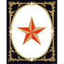 STAR, PATTERN W4: 8inch x 10inch BLACK