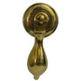 BRASS PENDANT KNOB WITH BACKPLATE