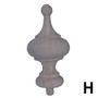 WOODEN FINIAL H