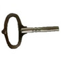 STANDARD CLOCK KEY NICKELLED 2.25mm