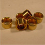 CLOCK BUSHES, BRASS, 10 OF SIZE 7