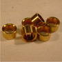 CLOCK BUSHES, BRASS, 10 OF SIZE 14