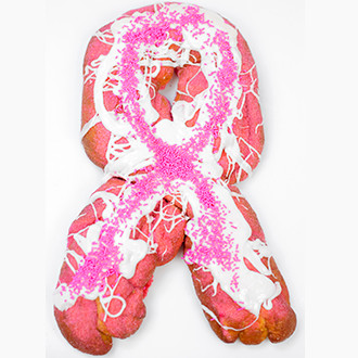 Pink Ribbon King Cake Haydel's Bakery