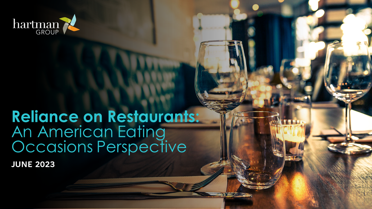 Reliance on Restaurants: An American Eating Occasions Perspective