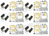 6 X CARBURETOR CARB REPAIR REBUILD KIT & Float  79-82 HONDA CBX1000 CBX CBX1050