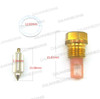 Carb Float & Pin for 16013-300-004 Float Valve Carb Needle