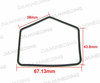 Deluxe CARBURETOR REPAIR REBUILD KIT 68-73  CB350 CL350 CB 350-shaped Deluxe CARBURETOR REPAIR REBUILD KIT 68-73  CB350 CL350 CB 350-shaped