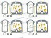 4x KZ1000 LTD 77-80 B1 B2 B3 A1 A2 A3 A4 Carburetor Carb Rebuild  REPAIR Kit