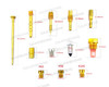 6 CARBURETOR REPAIR REBUILD KITS 79-82 HONDA CBX1000 & 6 Air Cut Off Valve Sets