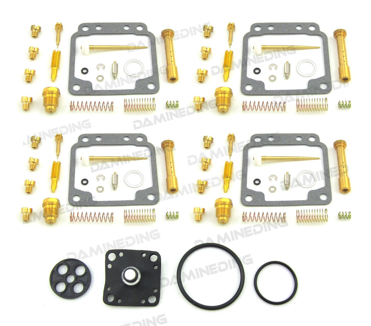 YAMAHASCOOTER JUNK PARTS のみ 4 X CARB REBUILD KIT YAMAHA XJ650 plus 1 Fuel Petcock Repair Kit