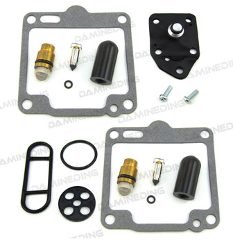 2X Deluxe Carb Rebuild Kit  88-97 XV750 plus 1 Fuel Petcock 2X Deluxe Carb Rebuild Kit  88-97 XV750 plus 1 Fuel Petcock