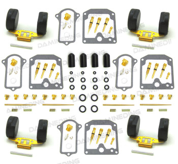 4 x Deluxe Carb Rebuild Kit 77-78  kz650 kz650c kz650d kz650b carb float  w/plug 4 x Deluxe Carb Rebuild Kit 77-78  kz650 kz650c kz650d kz650b carb float  w/plug
