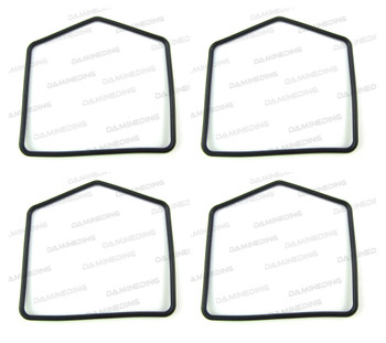 4X Carburetor Carb Float Bowl Gaskets  House Shaped 5 Sided CB350F CB400F