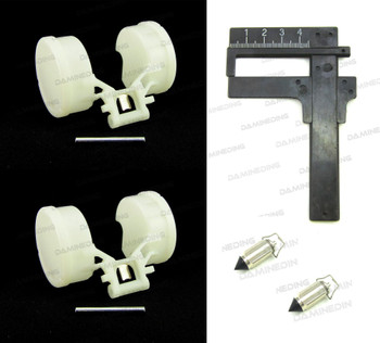 2X Carb Float valve for 16031-1056 ZX1100 ZX1200 KL600/650 Float level gauge