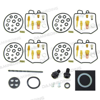 4 X CARB REBUILD KIT 80-83 Goldwing 1100 GL1100 plus 1 Fuel Petcock Repair Kit