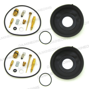 Set of 2 Carburetor Carb Rebuild Kit CJ360 CB360 CL360 SLIDE DIAPHRAGM