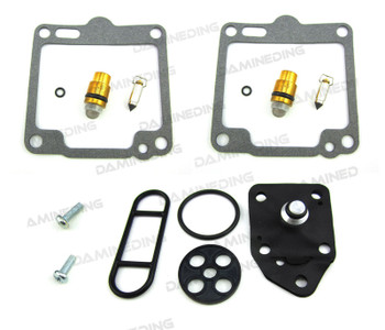2X Deluxe Carb Rebuild Kit XV750 plus 1 Fuel Petcock 2X Deluxe Carb Rebuild Kit XV750 plus 1 Fuel Petcock