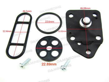 2X Deluxe Carb Rebuild Kit XV750 plus 1 Fuel Petcock 2X Deluxe Carb Rebuild Kit XV750 plus 1 Fuel Petcock