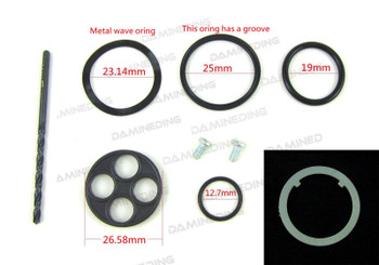 FUEL PETCOCK REBUILD GASKET KIT CB650 81-82 GB500 89-90