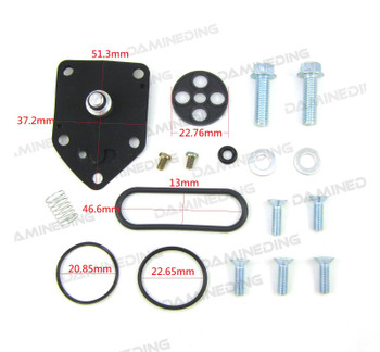 Fuel/Gas Petcock Repair Kit Ninja 250, 1989-2009 EX250, KZ650H CSR 83