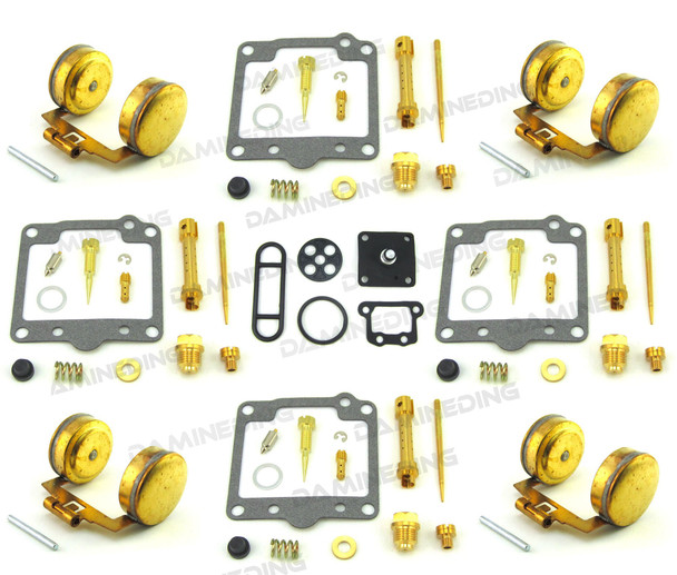 4X Ultimate  CARB REBUILD KIT 78-79  XS1100 plus 1 Fuel Petcock and float