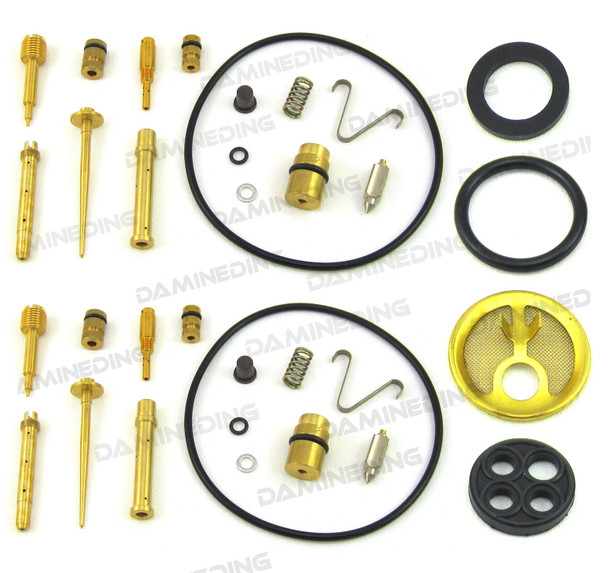 2 X Carb Rebuild Kit CB350 CB CL 350 CL350 plus 1 Fuel Petcock Repair Kit