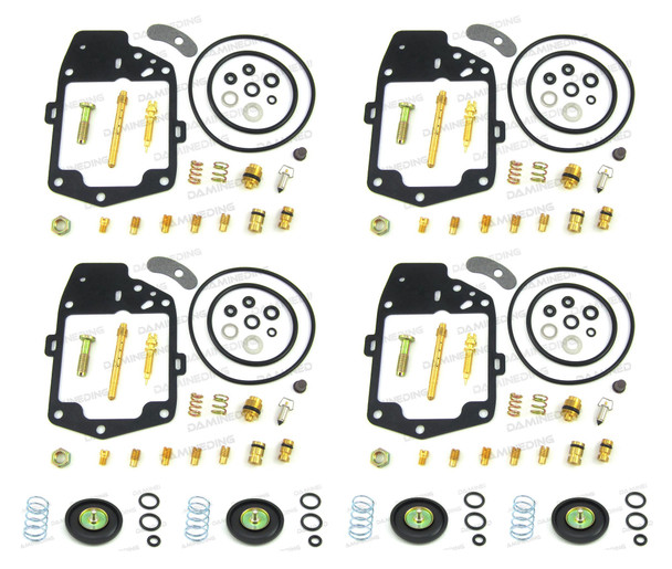 Honda 78-79 GL1000 - 4 Air Cut Off Valve Set & 4carb repair kit