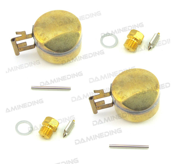 2X Carb Float & Pin for 16013-283-004 Float Valve Carb Needle