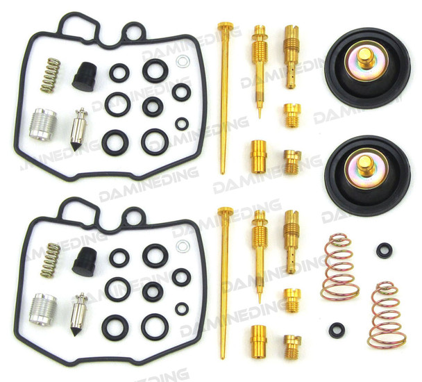 Honda 82-85 CB450SC 2 Air Cut Off Valve Set & 2 carb repair rebuild kit w/plug