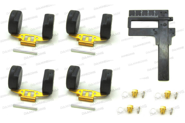 4X Carburetor Float valve Float For 13252-43010 KZ650 Float level gauge