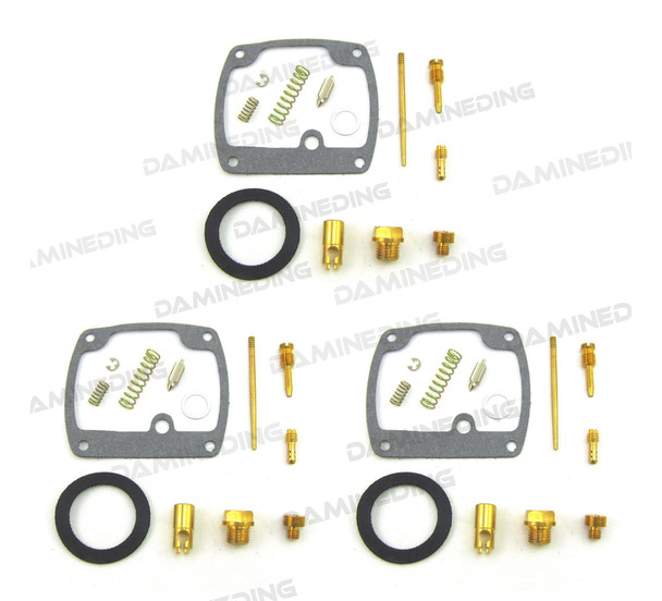 3X Carburetor Carb Rebuild Repair Kits S3 KH400A/KH350 74-78 For KK-0029