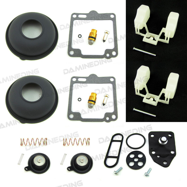 2X Superb Carburetor Carb rebuild repair kit   XV750  with Diaphragm