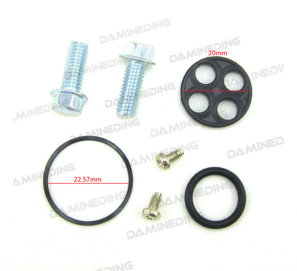 Fuel Petcock Rebuild Kit fits Suzuki RM250/RM125