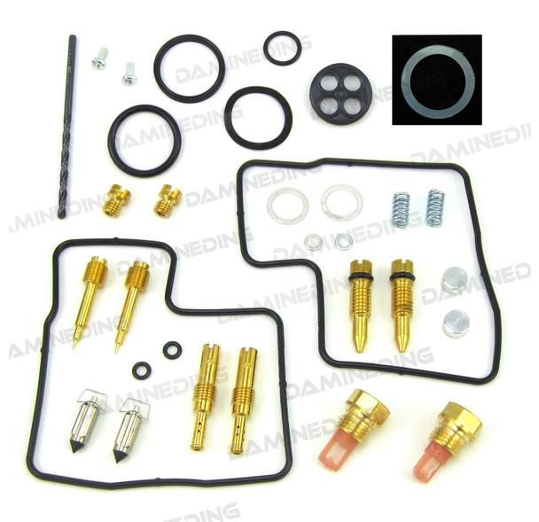 CARBURETOR REBUILD KIT 88-91 NT650 HAWK GT650 for KH-1348 with1 petcock rebuild