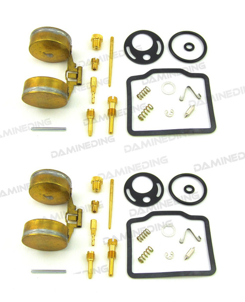 2 X CARBURETOR CARB REPAIR REBUILD KIT & Float  74 CB200 1975-76 CB200T